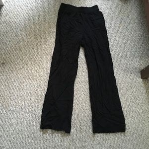 Comfy Black Elastic Waistband Pants